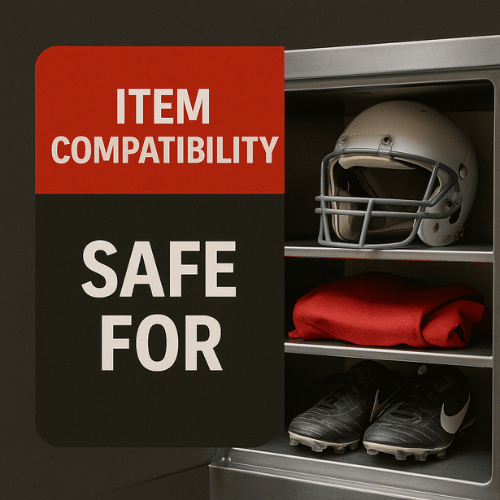 Various sports gear compatible with Ozono chambers